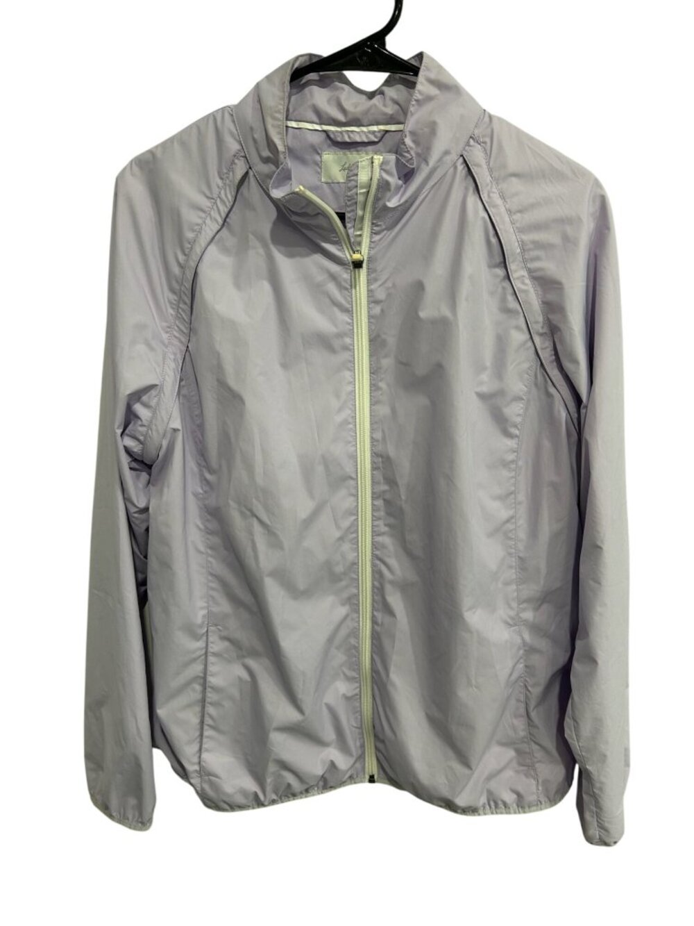 Lady Hagen Lilac Full Zip Windbreaker Jacket Sz XL Outerwear Athleisure Running